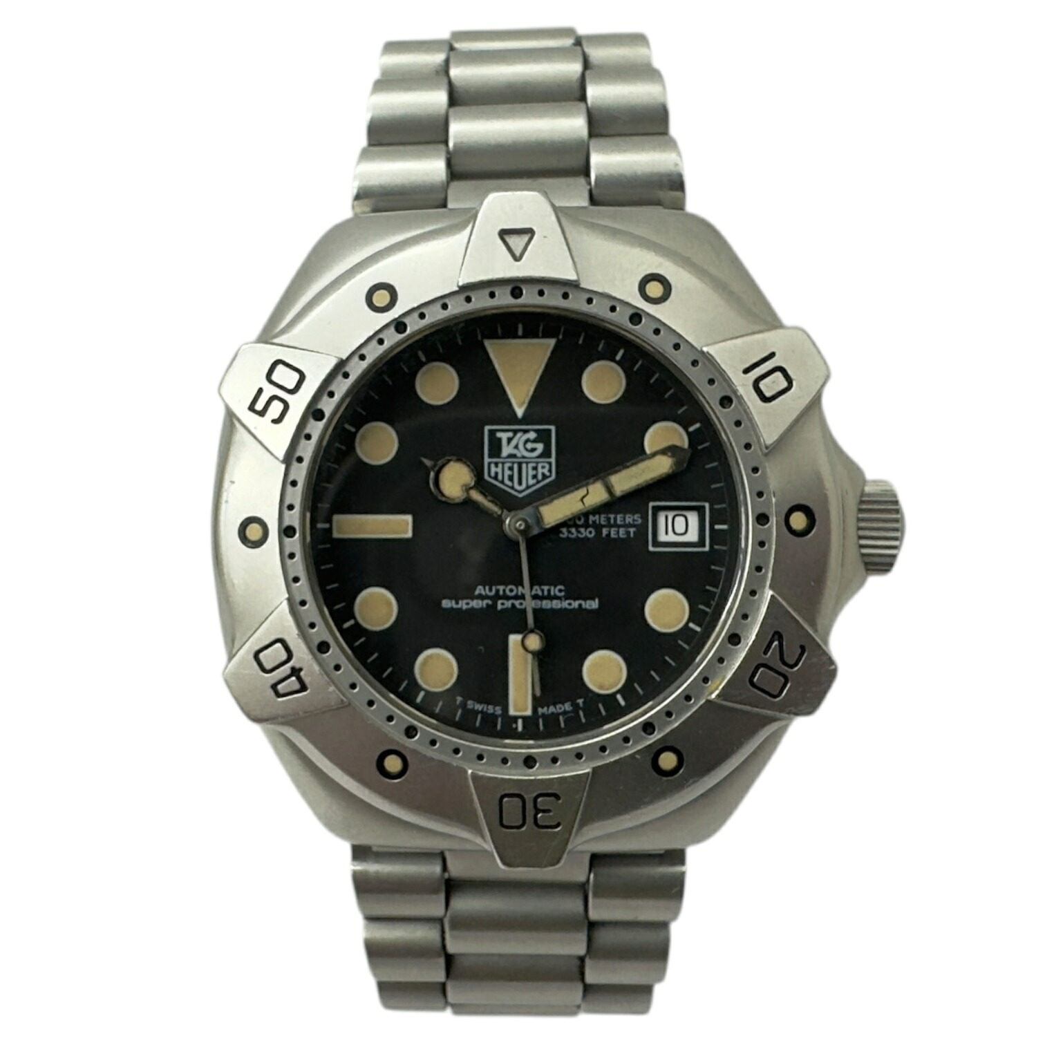 【中古】｜TAG HEUER タグホイヤー WS2110-2 スーパープロフェッショナル 自動巻き ブラック ステンレス メンズ 腕時計｜質屋かんてい局市川インター店