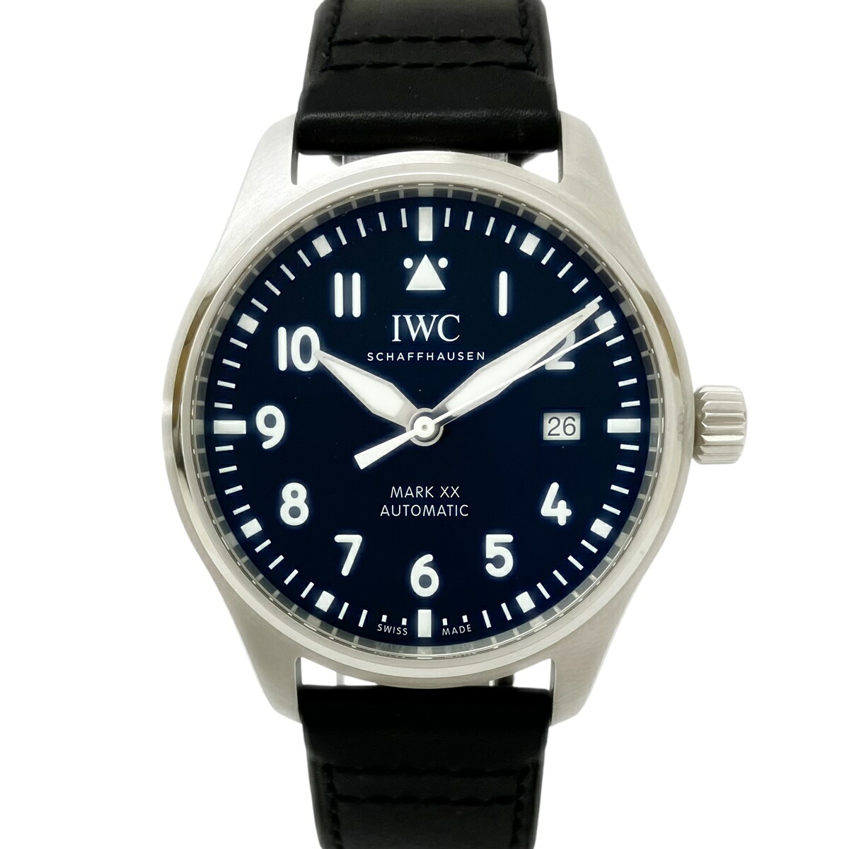 【中古】｜IWC SCHAFFHAUSEN IW328201 パイロットウォッチ 目じるし XX 自動小銃一巻き メンズ ウオッチ メンズ腕時計-腕時計