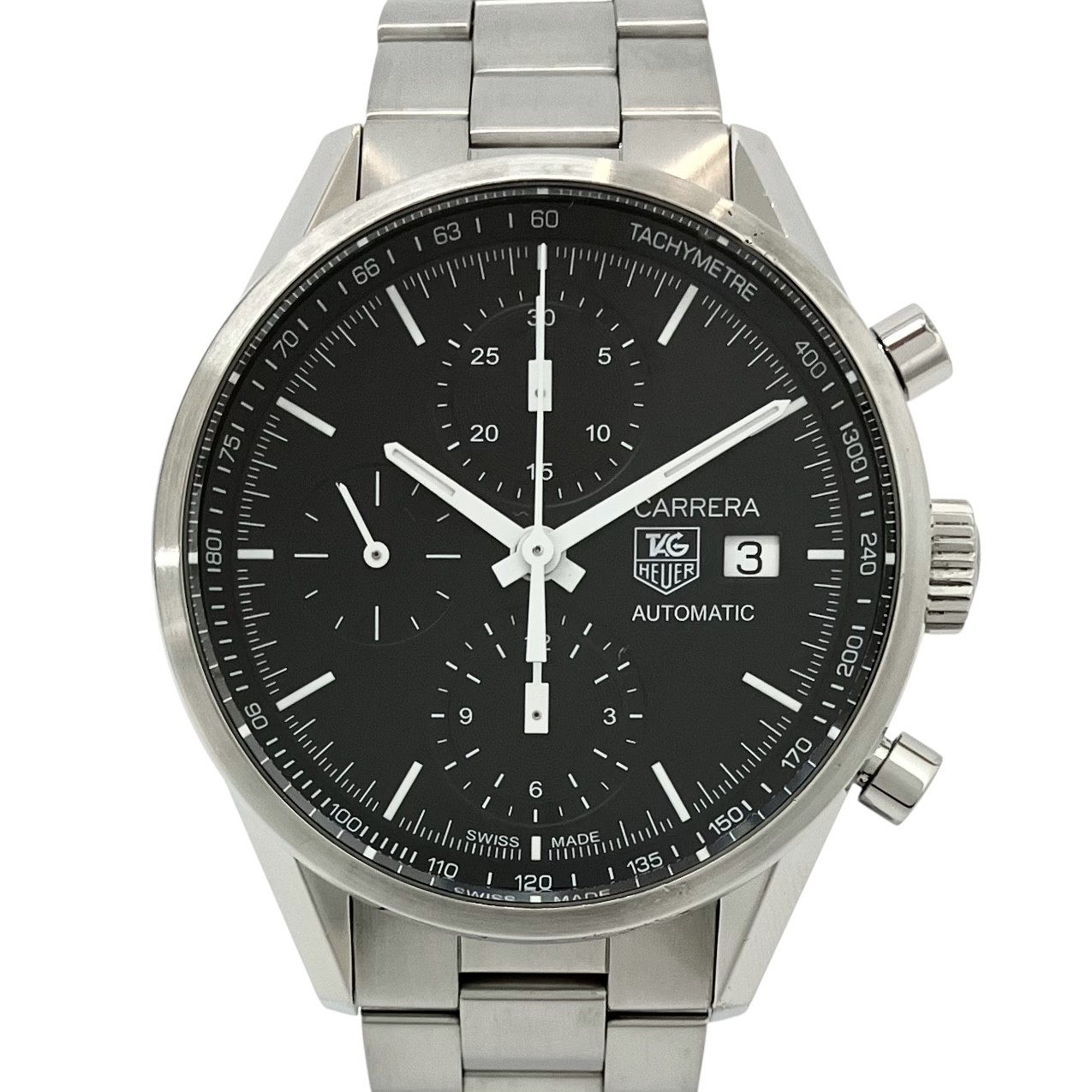 【中古】｜タグホイヤー TAG HEUER CAR2210.BA0721 カレラ クロノグラフ 検査と修理 完成済み 自動小銃一巻き メンズ 自動小銃一巻き ウオッチ