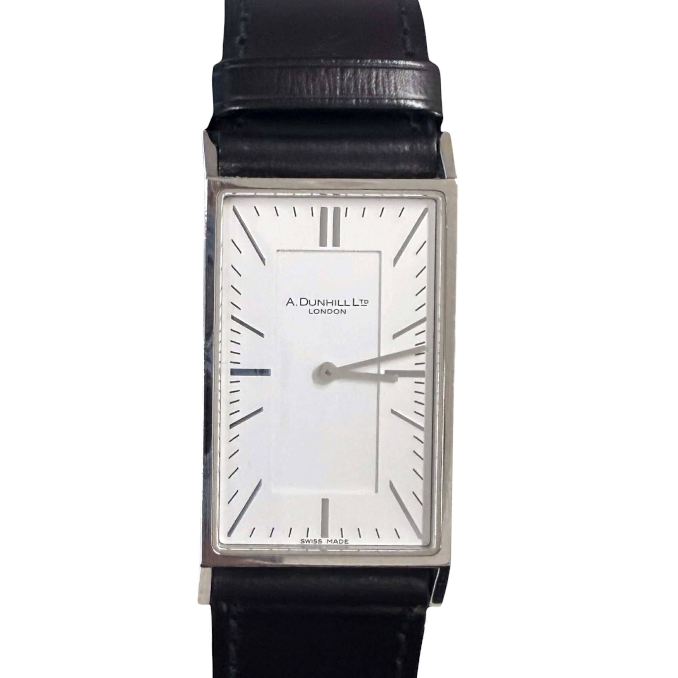 【中古】｜Dunhill ダンヒル ウェイファー 8036 クォーツ メンズ 箱 ギャランティ付き 長方形 時計