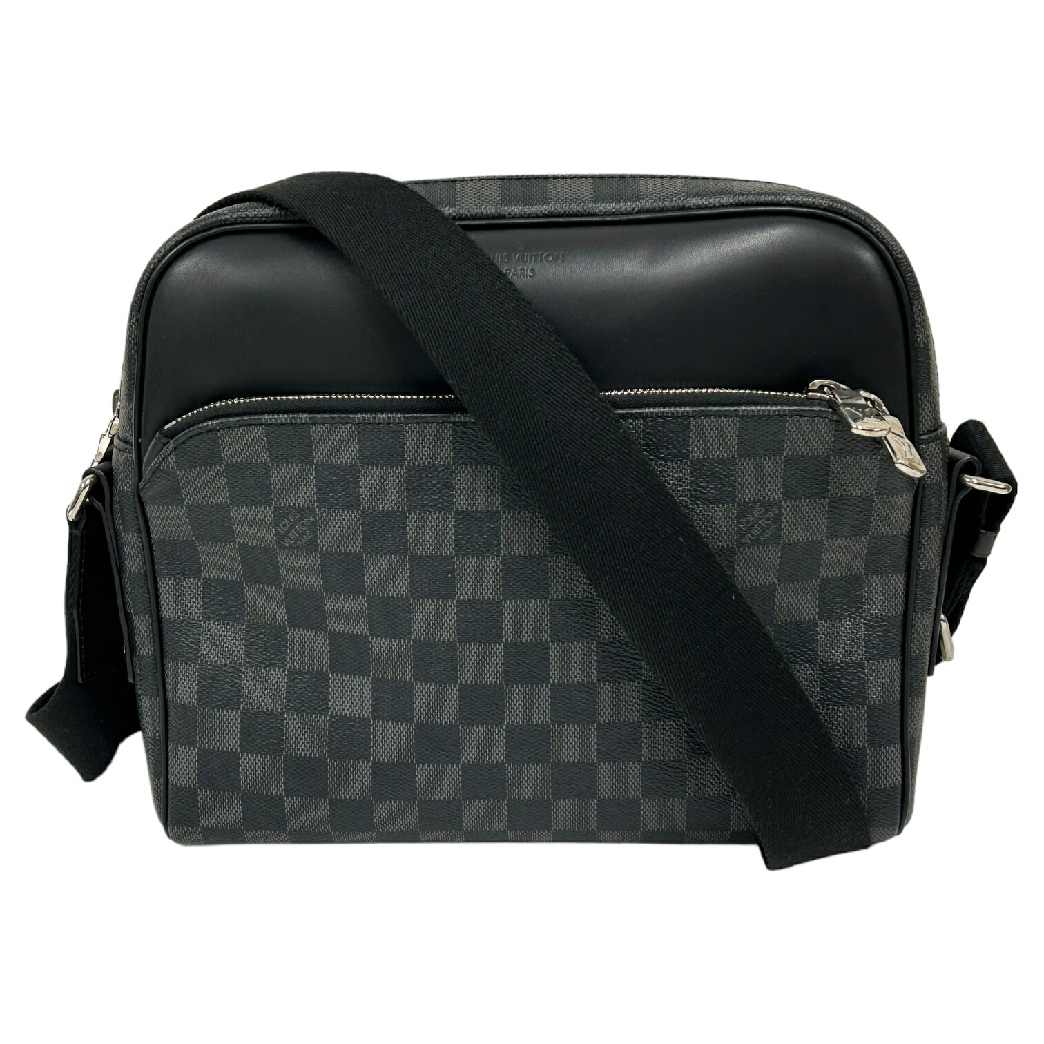【中古】｜LOUIS VUITTON ルイヴィトン デイトンPM N41408 ダミエグラフィット ショルダーバッグ ブラック系 メンズ 斜め掛け PVCレザー｜質屋かんてい局市川インター店 70,400円