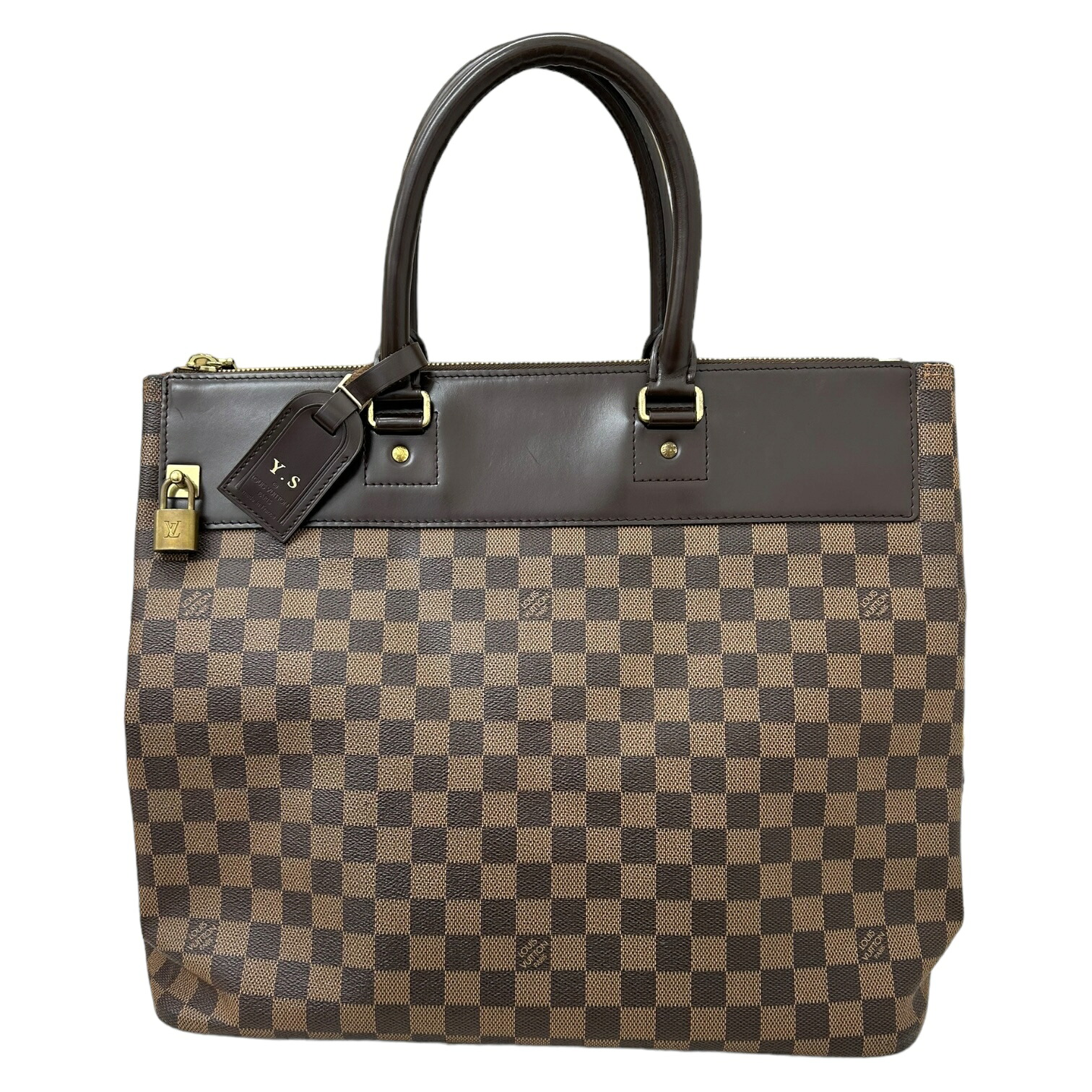 【中古】｜LOUIS VUITTON ルイヴィトン N41165 ダミエ グリニッジPM ハンドバッグ トートバッグ レディース メンズ ブラウン系｜質屋かんてい局市川インター店 51,480円
