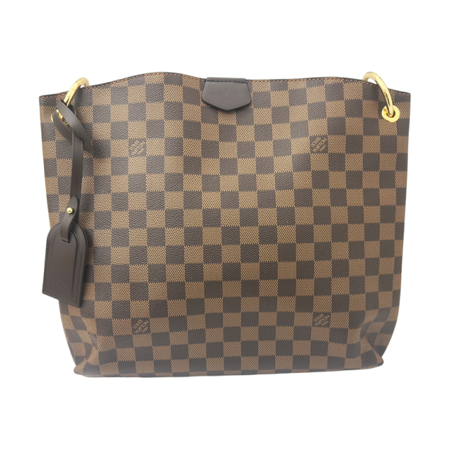 【中古】｜Louis Vuitton ルイヴィトン N44044 グレースフルPM ダミエ 壱肩部 赤銅色 ショルダーバッグ レディース