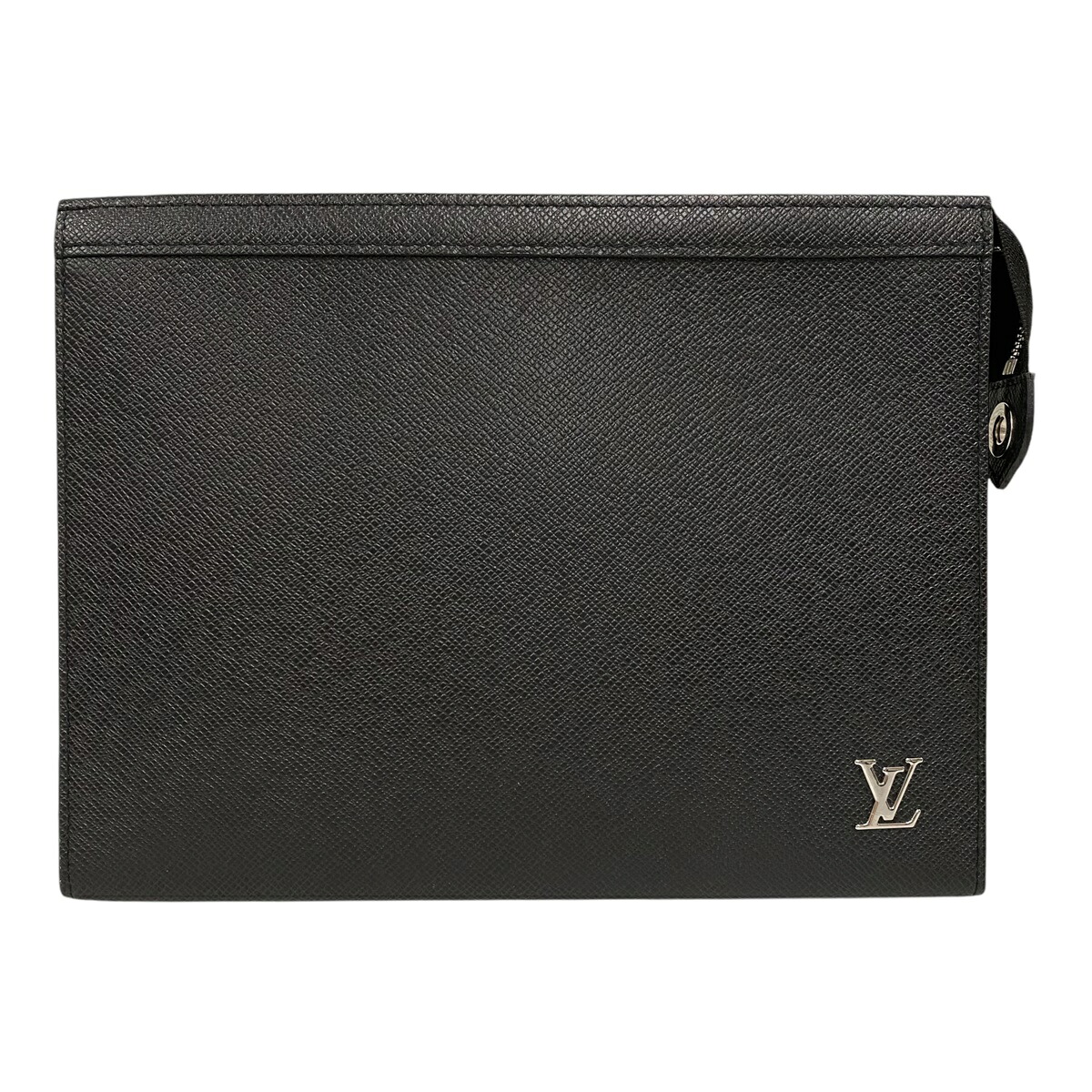 【中古】｜LOUIS VUITTON ルイヴィトン M30450 ポシェット・ヴォワヤージュMM 五分五分ガ クラッチペダル御徒面子 黒いこと ノワール しろがね色金具 メンズ レディース