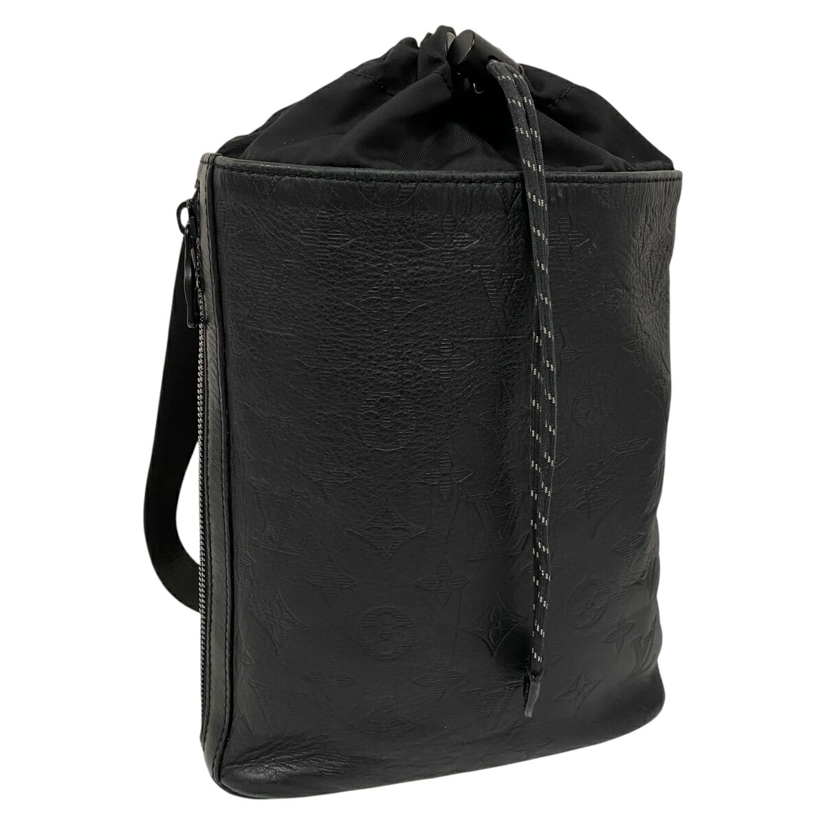 【中古】｜LOUIS VUITTON ルイヴィトン チョークスリングバッグ M44633 モノグラム ショルダーバッグ 斜め掛けバッグ ボディバッグ ブラック系 メンズ｜質屋かんてい局市川インター店