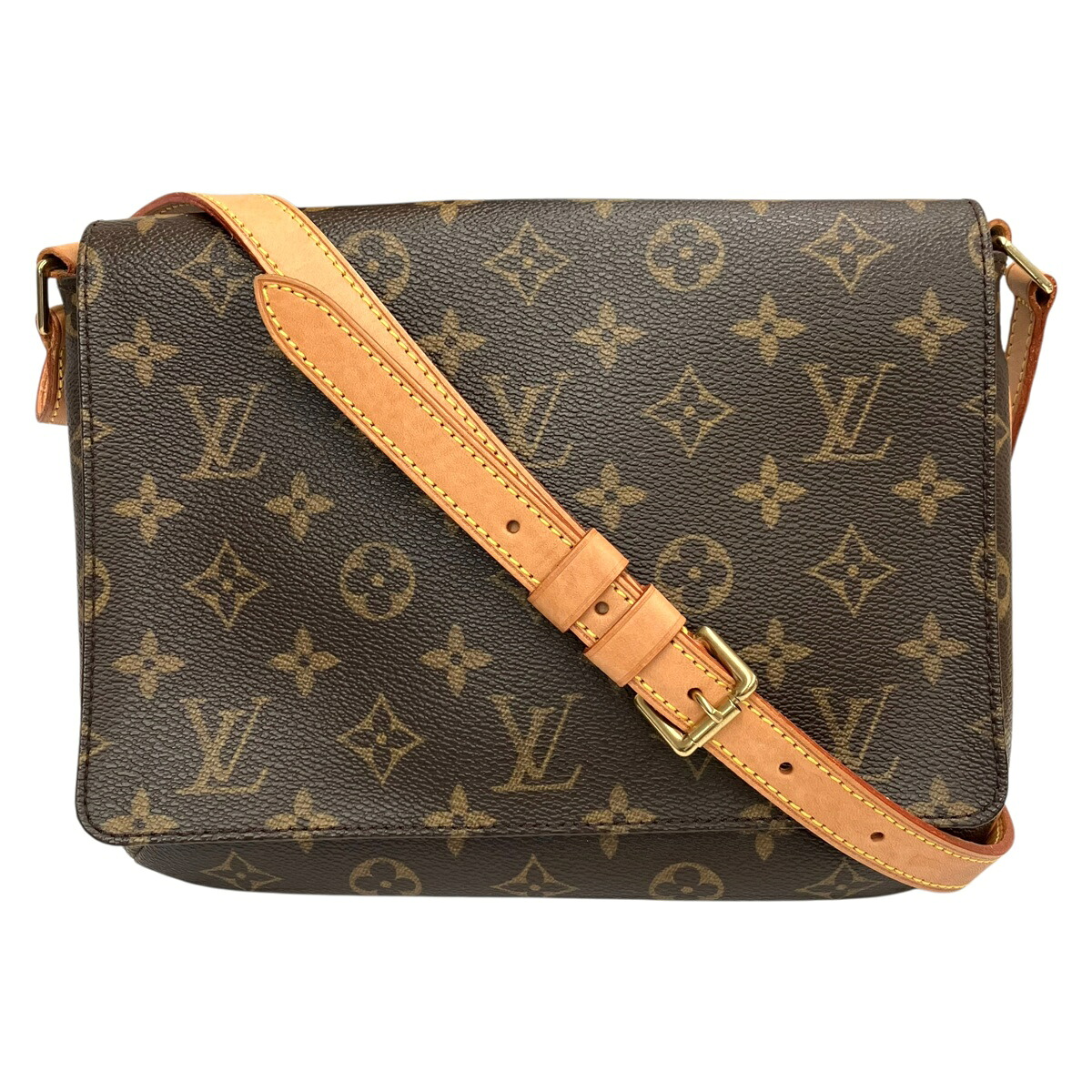 【中古】｜LOUIS VUITTON ルイ ヴィトン M51388 ミュゼットタンゴ ロングストラップ ショルダーバッグ モノグラム帆布 赤銅色系 レディース