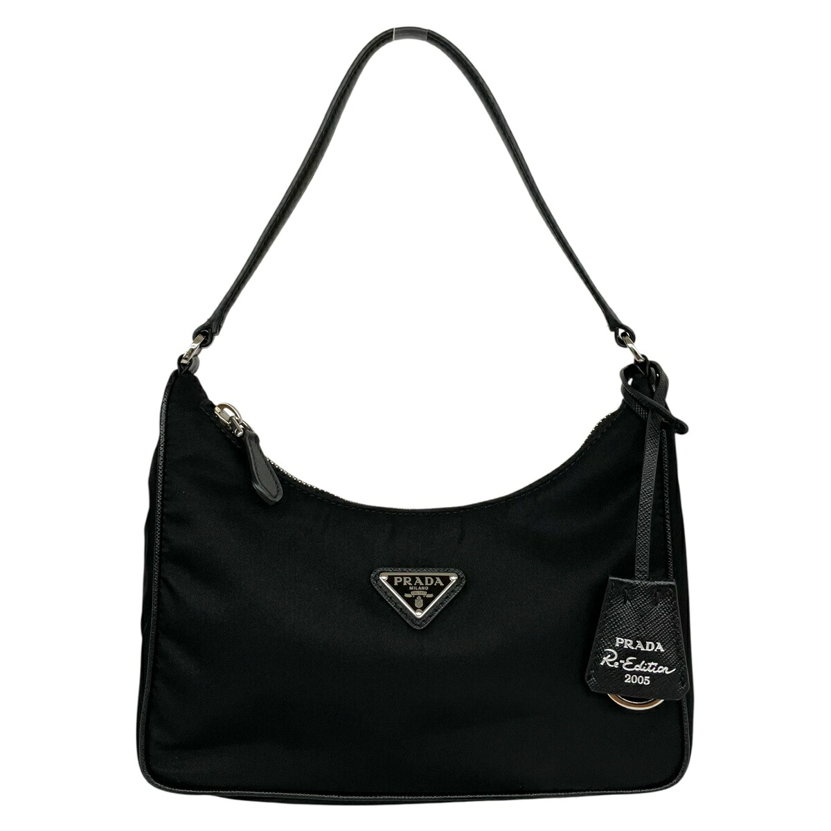 【中古】｜PRADA プラダ 1NE204 2005Re-Edition ミニバッグ ショルダーバッグ ネロ ブラック系 ハンドバッグ レディース｜質屋かんてい局市川インター店