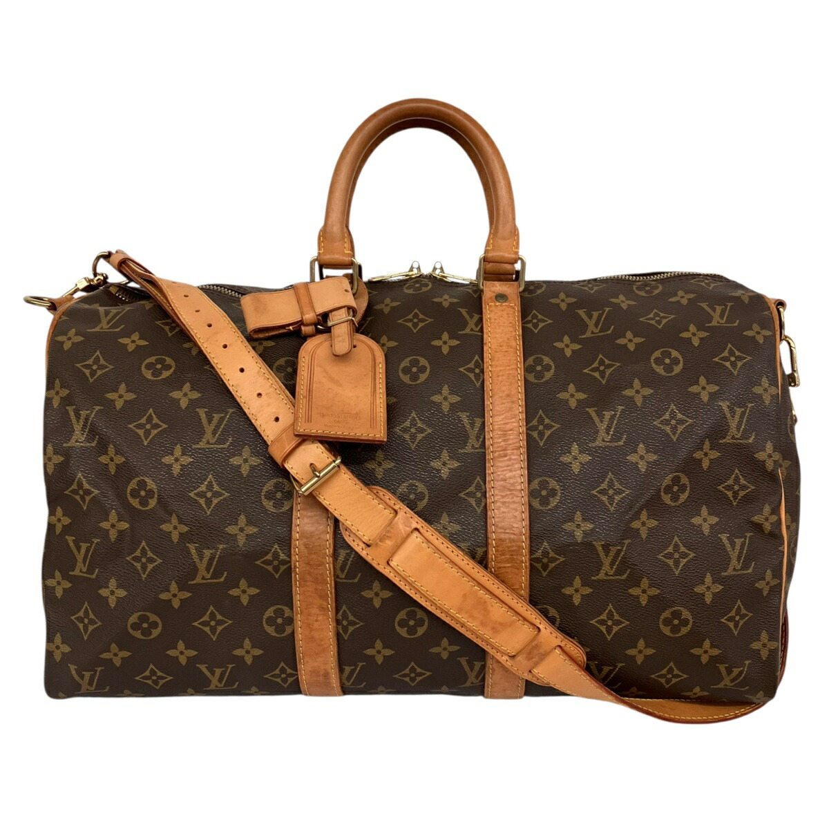 【中古】｜LOUIS VUITTON ルイヴィトン M41418 キーポル バンドリエール45 ボストンバッグ モノグラム 赤銅色