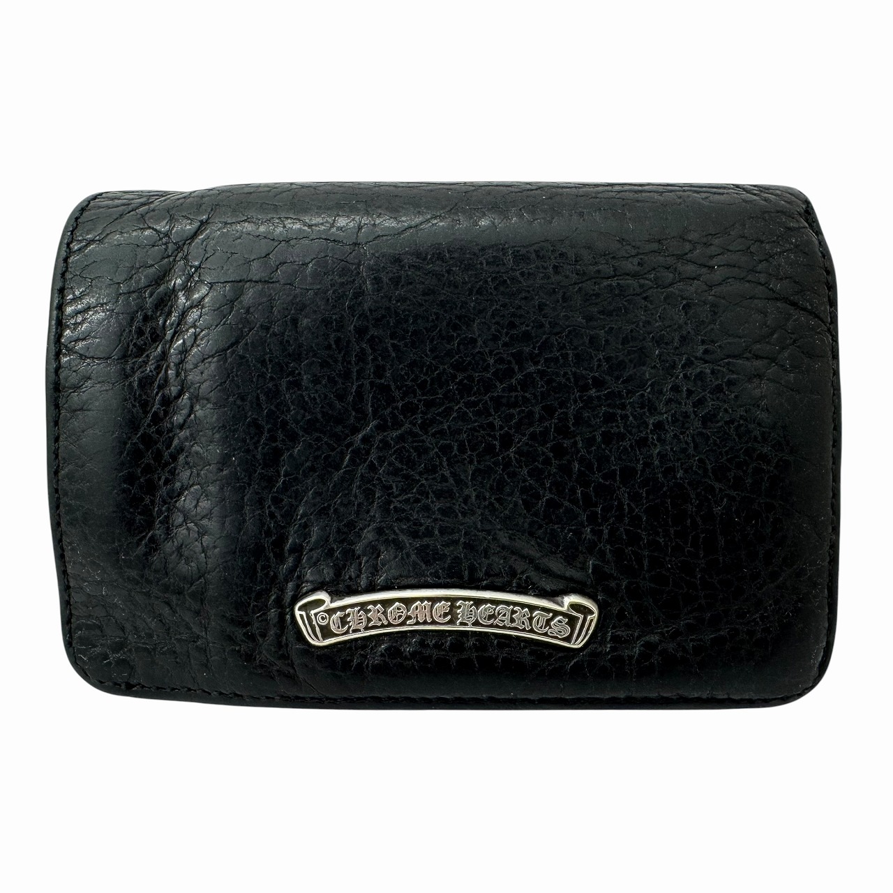 【中古】｜CHROME HEARTS クロムハーツ JOEY レザーウォレット 銭入れ  黒いこと ジョーイ