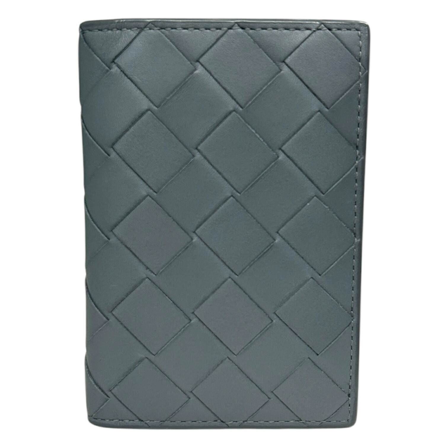 BOTTEGA VENETA レザー名刺入れ ホワイト×グリーン BOTTEGA VENETA レザー名刺入れ ホワイト×グリーン （グリーン