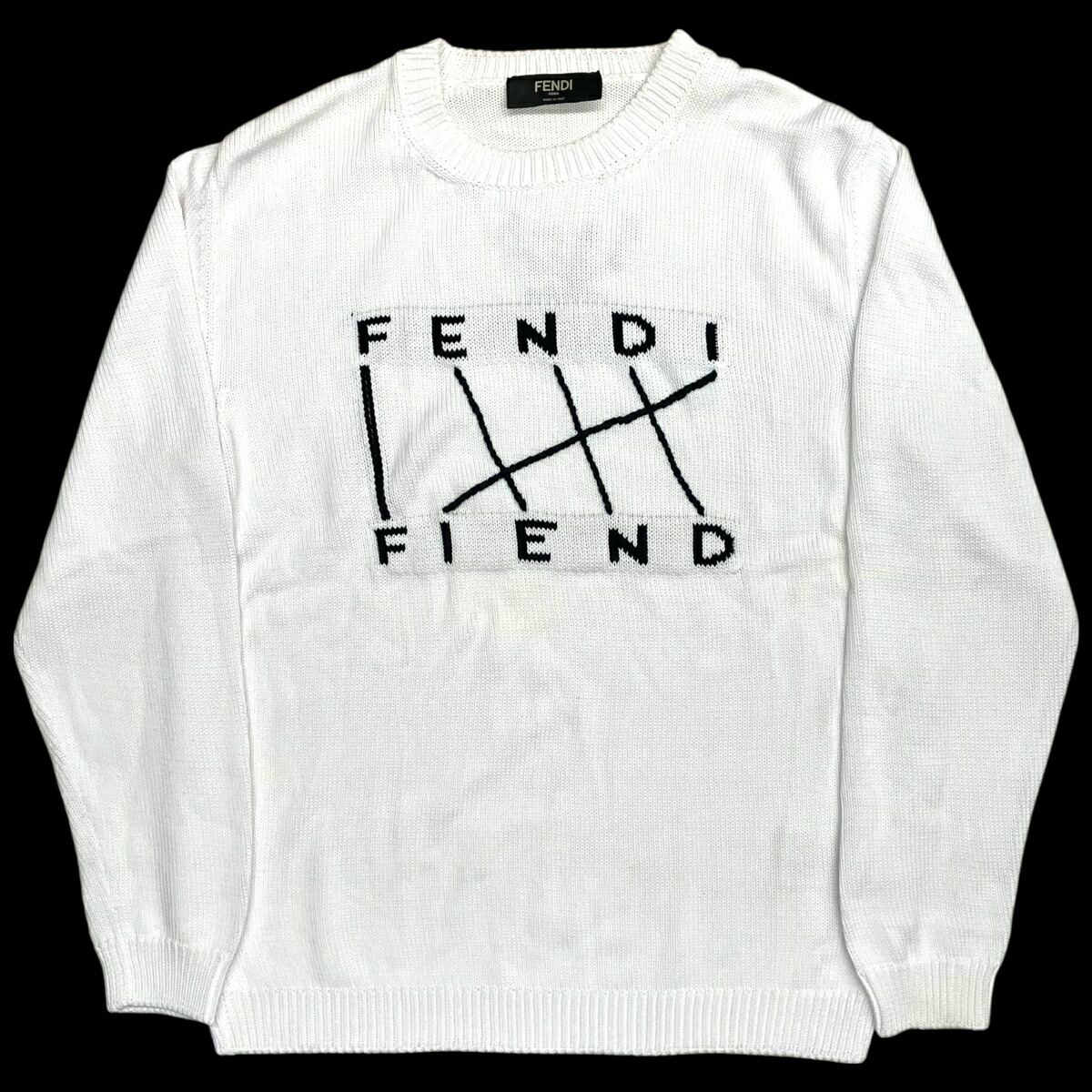 【美品】FENDI フェンディ バッグバグス モンスター ニット セーター fendi-008_01.jpg