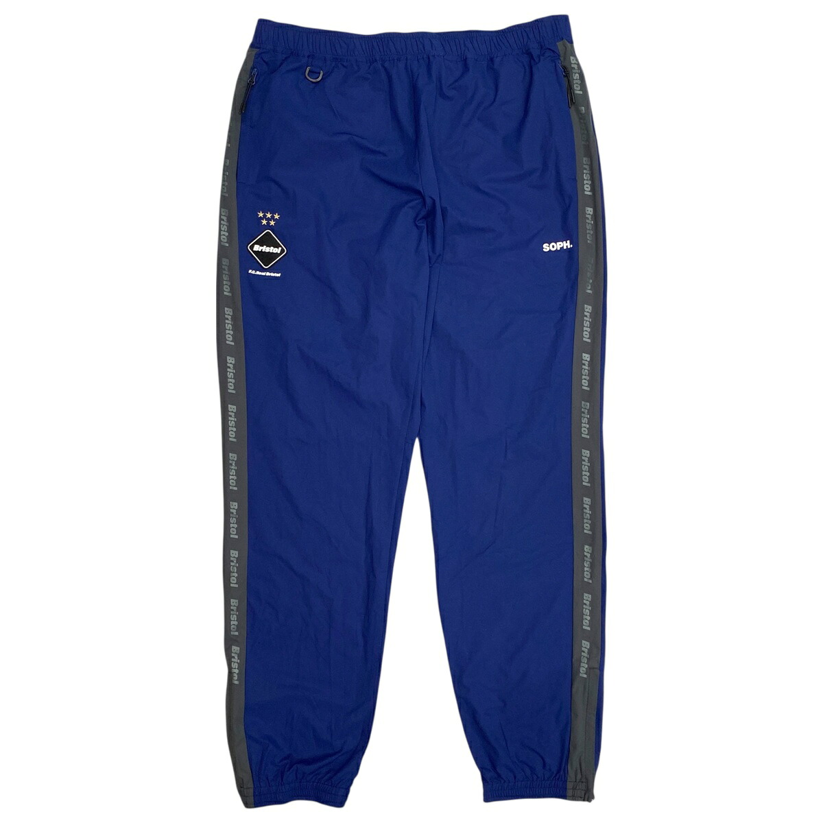 【中古】｜F.C.Real Bristol エフシーレアルブリストル  FCRB-200042 STRETCH SIDE LINE PANTS  XL グレー ネイビー   メンズ