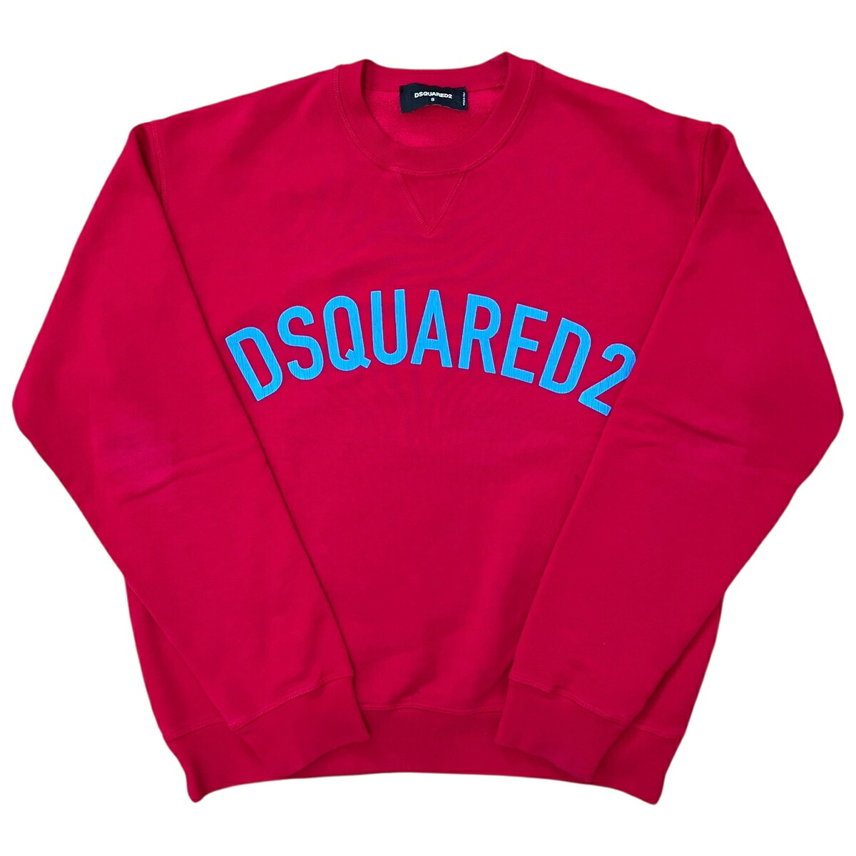 【中古】｜DSQUARED2 ディースクエアード  Logo Sweat Shirts 流汗 調教師 ティーシャツ 赤いこと 赤 S メンズ