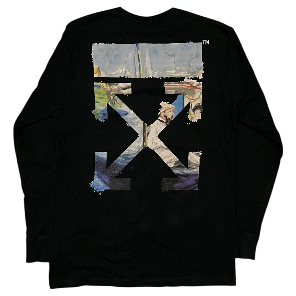 楽天市場】OFF-WHITE オフホワイト ロンT メンズ 長袖Tシャツ ブランド