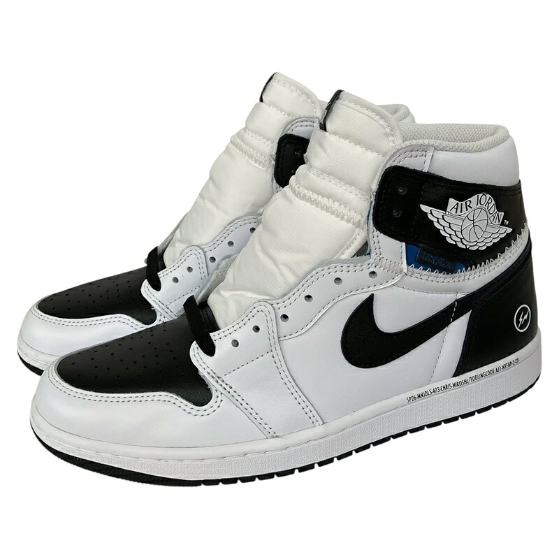【未使用】|NIKE ナイキ × FRAGMENT フラグメント × UNION ユニオン AIR JORDAN 1 RETRO エア ジョーダン レトロ ハイ II7282-100 28cm ブラック ホワイト|質屋かんてい局市川インター店