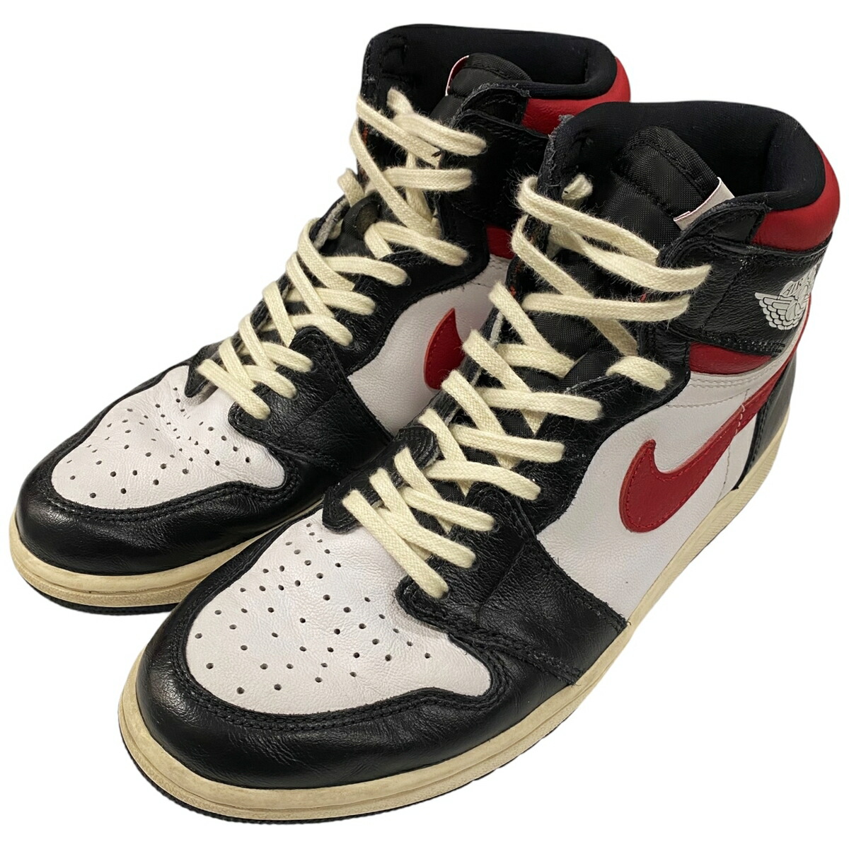 【中古】｜NIKE ナイキ エアジョーダン 1 レトロ HIGH OG 555088-061 27糎 スニーカー 黒いこと 赤いこと  メンズ