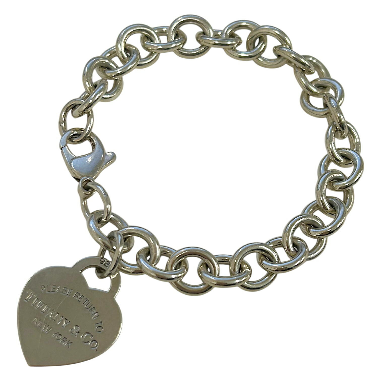 Tiffany&Co. ティファニー ラブノット ブレスレット18K シルバー TIFFANY&Co.】ティファニー ラブノット バングル シルバー925