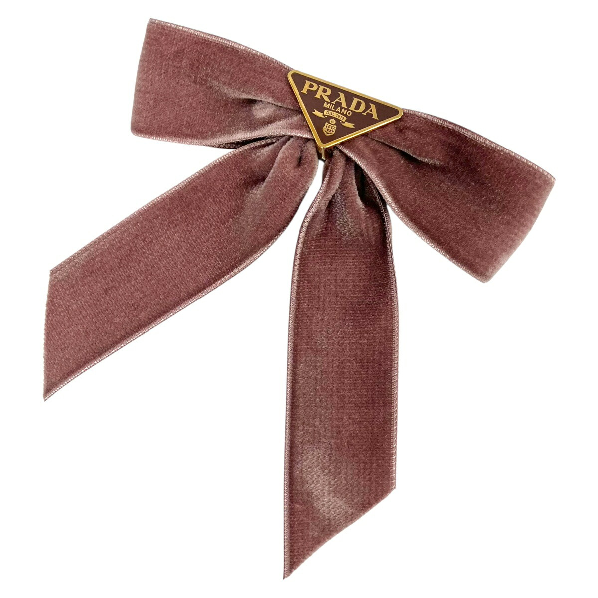 楽天市場】プラダ ヘアクリップ ロゴ リボン ベルベット 1IF154 PRADA