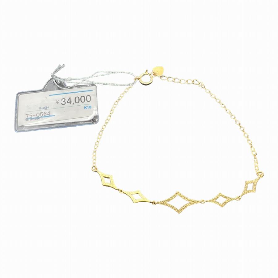 楽天市場】キメント チェーン ブレスレット K18WG 竹 バンブー 中空 地