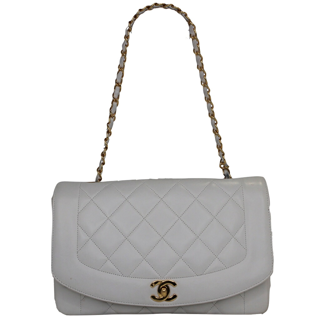 【CHANEL】シャネル A01165 マトラッセ25 ショルダーバッグ ラムスキン ホワイト【中古】|質屋かんてい局伊丹店