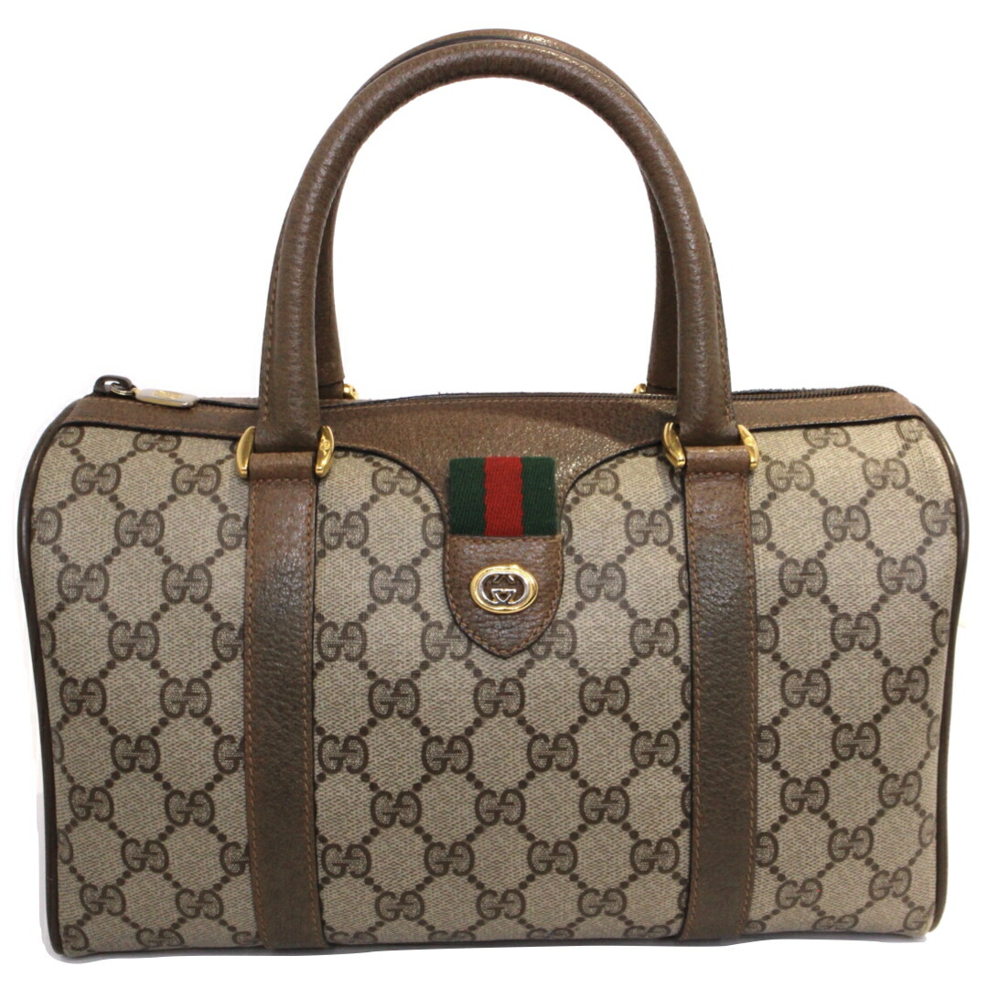 【GUCCI】グッチ 116.02.006 ミニボストンバッグ ミニボストンバッグ GGキャンバス ブラウン【中古】｜質屋かんてい局伊丹店