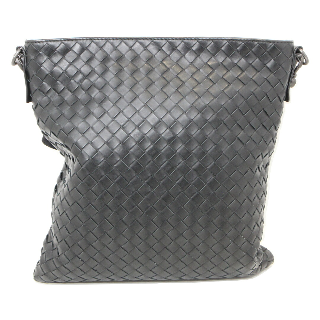 【BOTTEGA VENETA】ボッテガヴェネタ イントレチャート ショルダーバッグ ショルダーバッグ イントレチャートレザー ブラック【中古】｜質屋かんてい局伊丹店