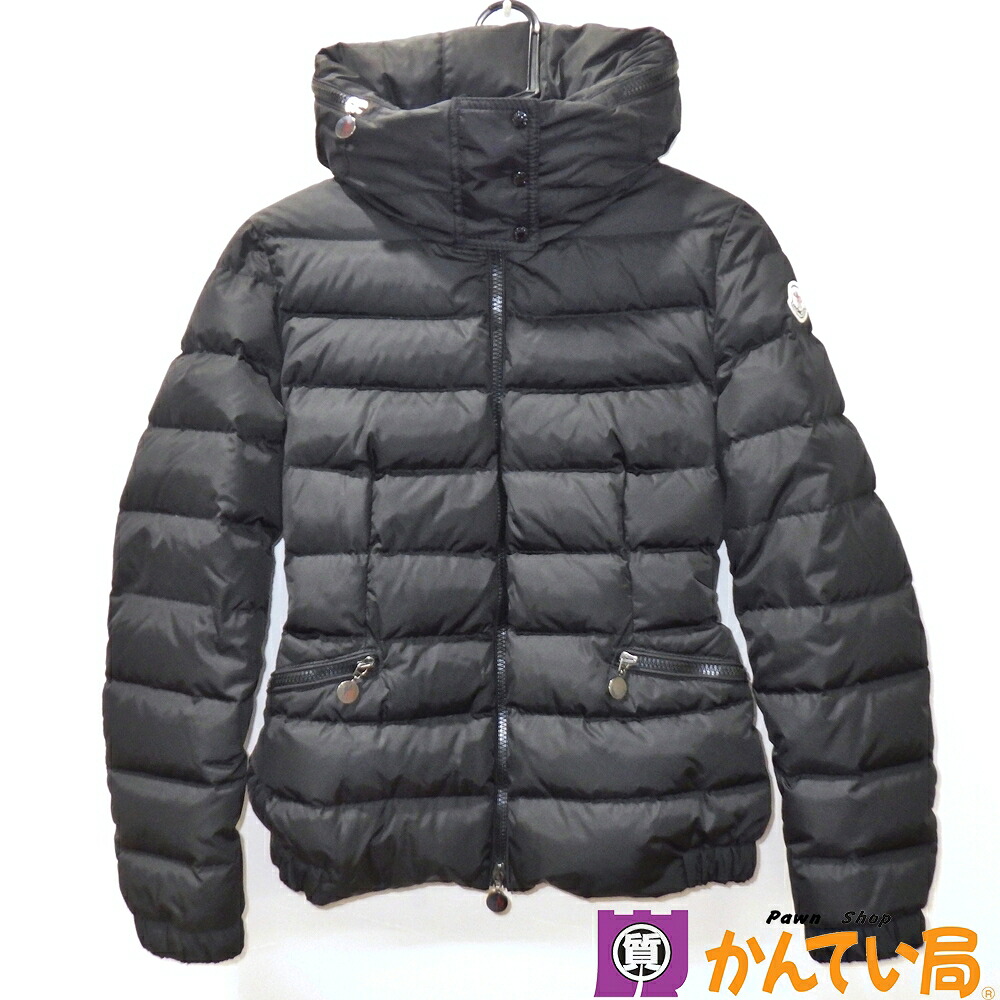 MONCLER モンクレール 220934636705 SANGLIER サングリア フード付きダウンジャケット サイズ1 ブラック 黒 ダウン90%/フェザー10% レディース アウター 中古 B26-620|質屋 かんてい局石川 店