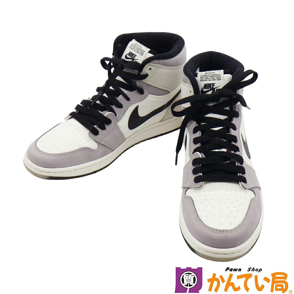 NIKE ナイキ DB2889-100 AIR JORDAN 1 ELEMENT エアジョーダンワン 化学元素 ゴアテックス 薄墨色×白いこと系 大きさ26.5珊 メンズ スニーカー 靴 中古 B26-1015