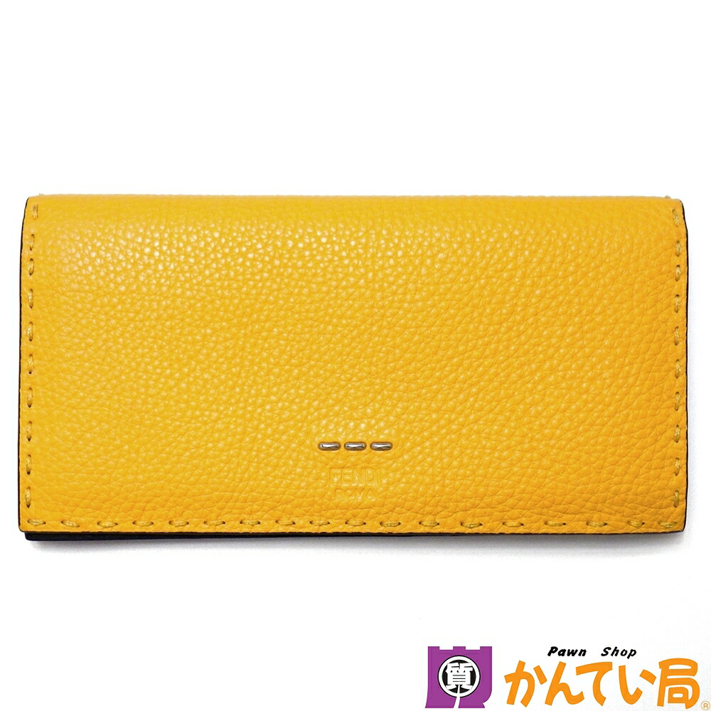 【美品】FENDI 長財布 ピーカブー セレリア ターンロック イエロー 楽天市場】フェンディ 財布 長財布 ピーカブー セレリア