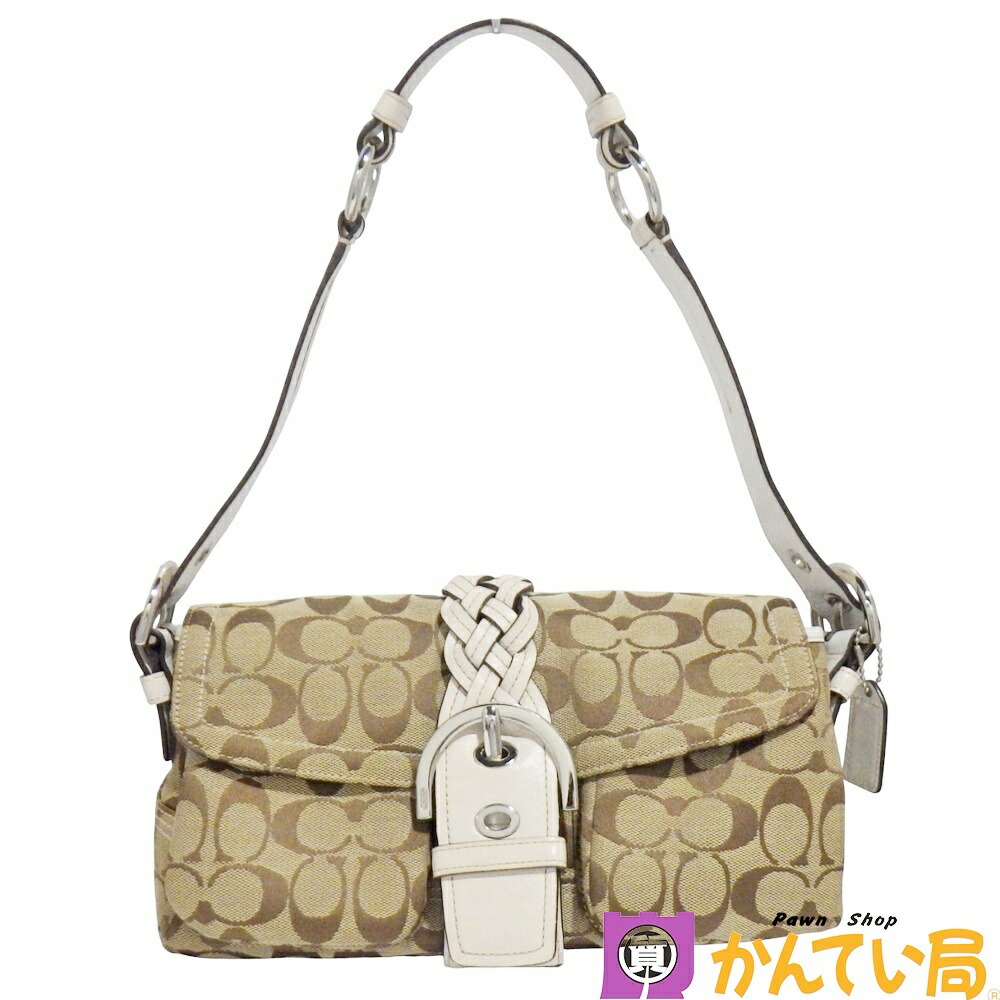 美品 COACH ハンドバッグ シグネチャー 6332 肩掛け ワンショルダー 楽天市場】コーチ COACH ミニシグネチャー 6332 ショルダー