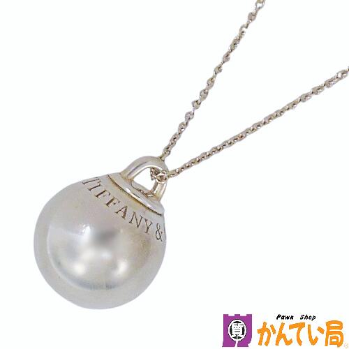 【USED-B】TIFFANY　ティファニー　ハードウェア　ボール ペンダント ネックレス　AG925　約15g　約81cm　レディース　シルバー　アクセサリー　チェーン　中古　ブランド　質屋 かんてい局 金沢バイパス店　B24-1826