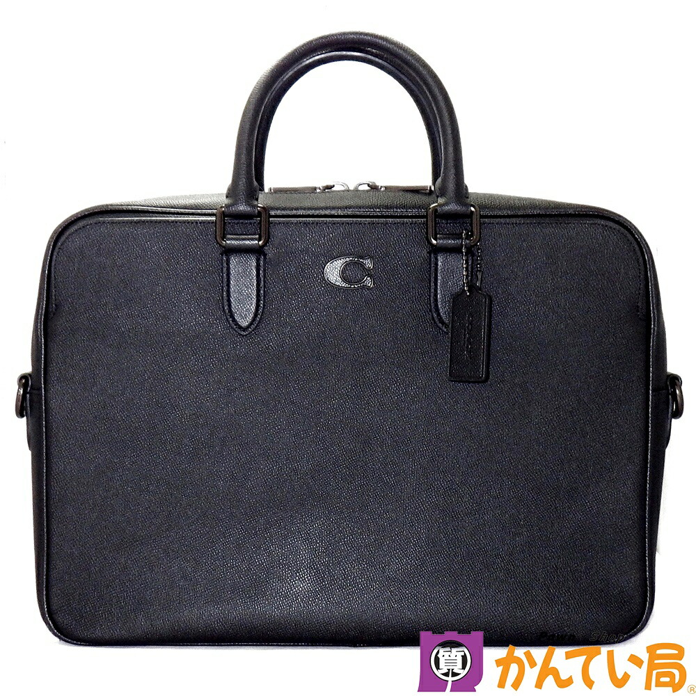 【極美品】COACH シグネチャー PVC ブリーフケース ブラック 2way 楽天市場】コーチ COACH ビジネスバッグ レザー PVC