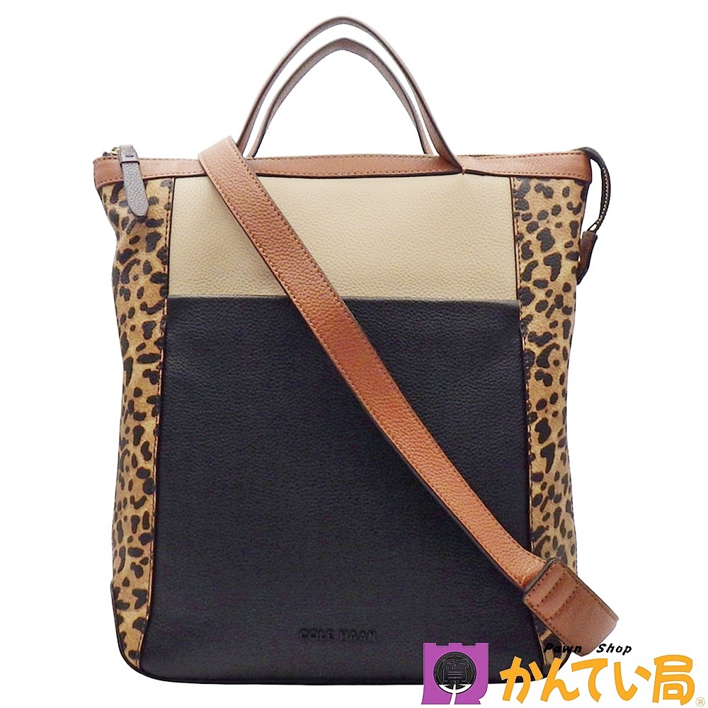 【美品】コールハーン アンビション 3WAYバッグ　ヒョウ柄　バックパック y08a-grandambition-3.jpg