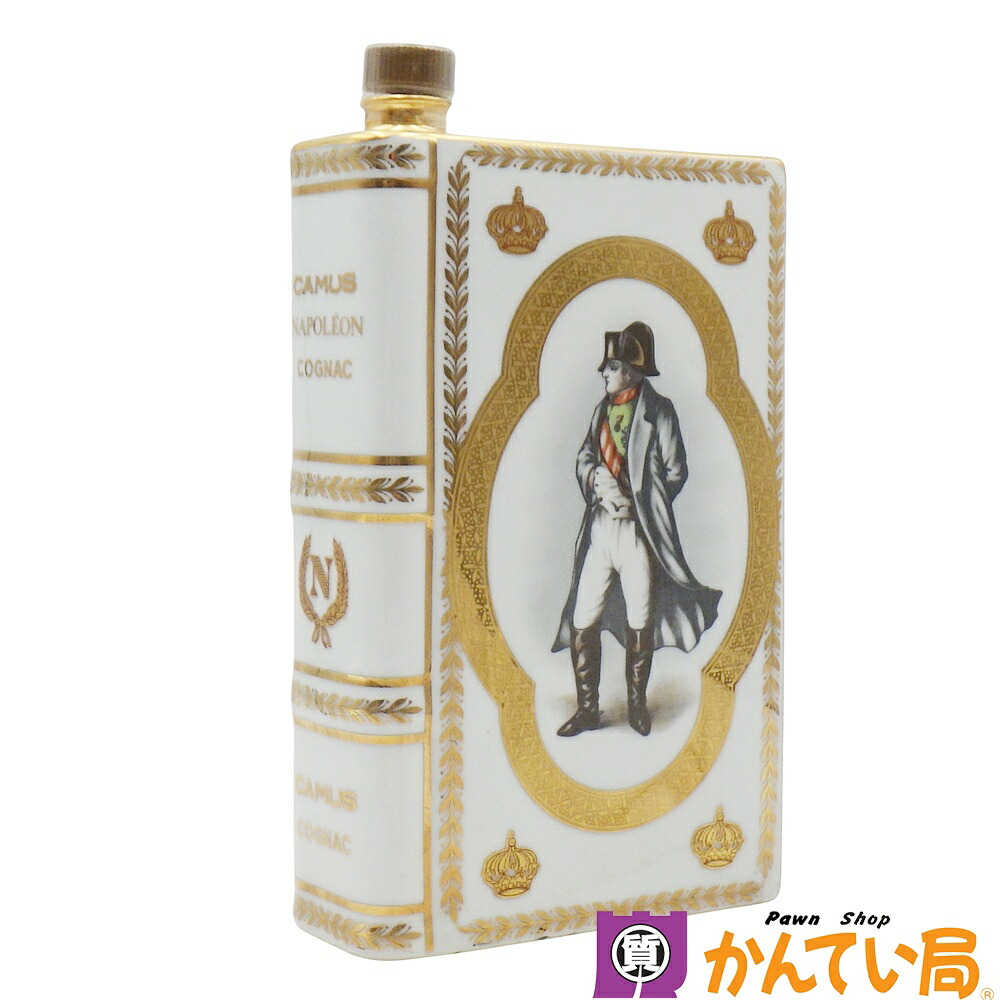 CAMUS　ナポレオン　コニャック　ブック　陶器ボトル　アンティーク　ボトルのみ 楽天市場】CAMUS カミュ ナポレオンブック 700ml 40% 緑