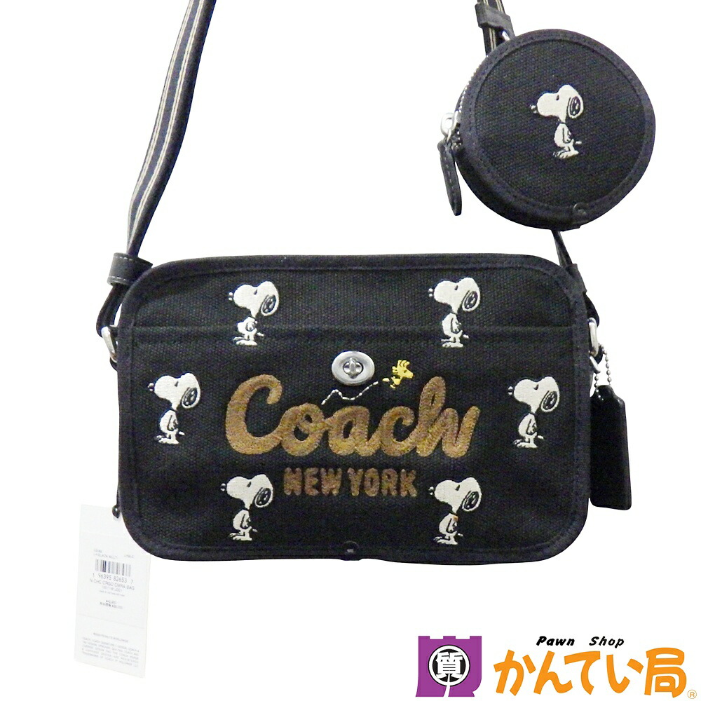 未使用品 コーチ COACH ボディバッグ スヌーピー バッグ CE541 COACH 送料無料 コーチ CE541 バッグ メンズ ボディバッグ