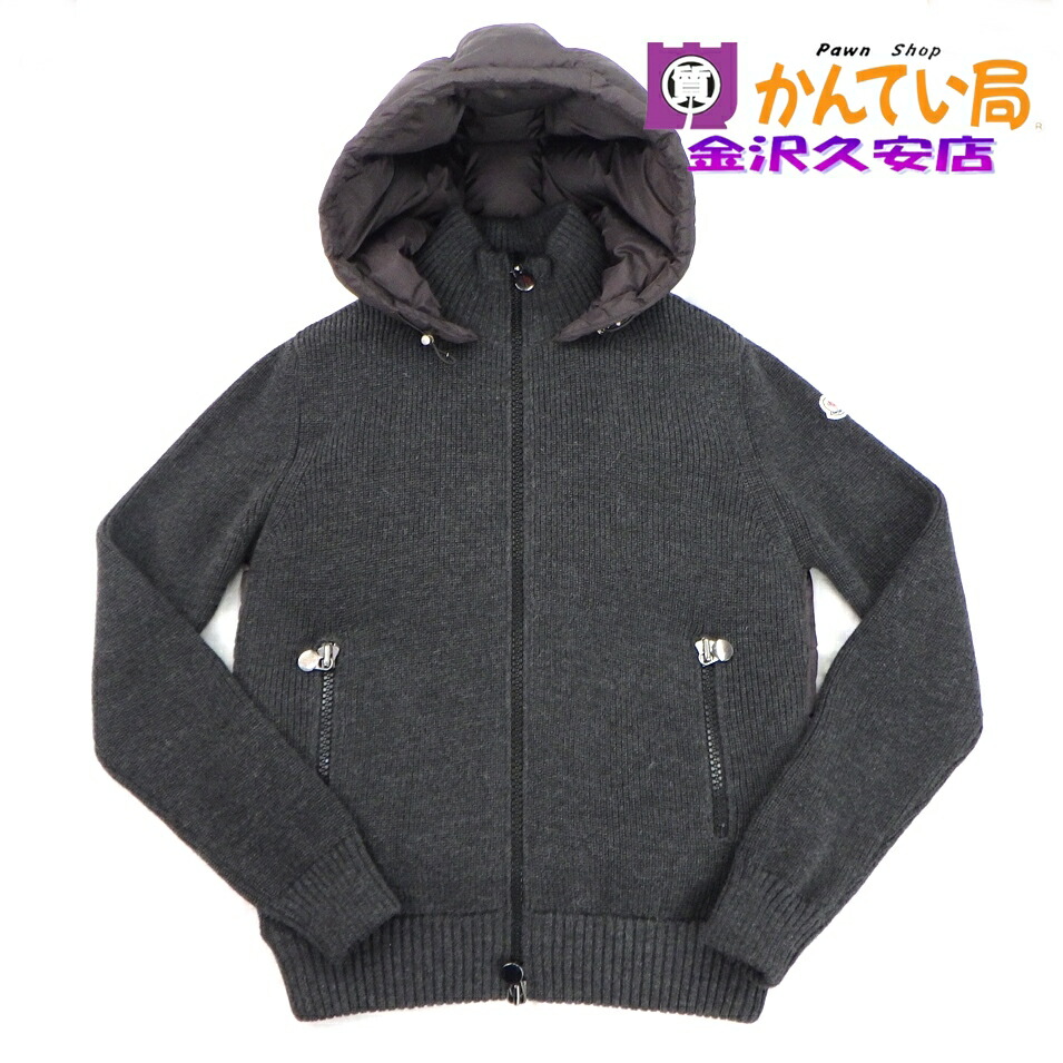 楽天市場】MONCLER モンクレール ジャケット ニット コンビ ナイロン