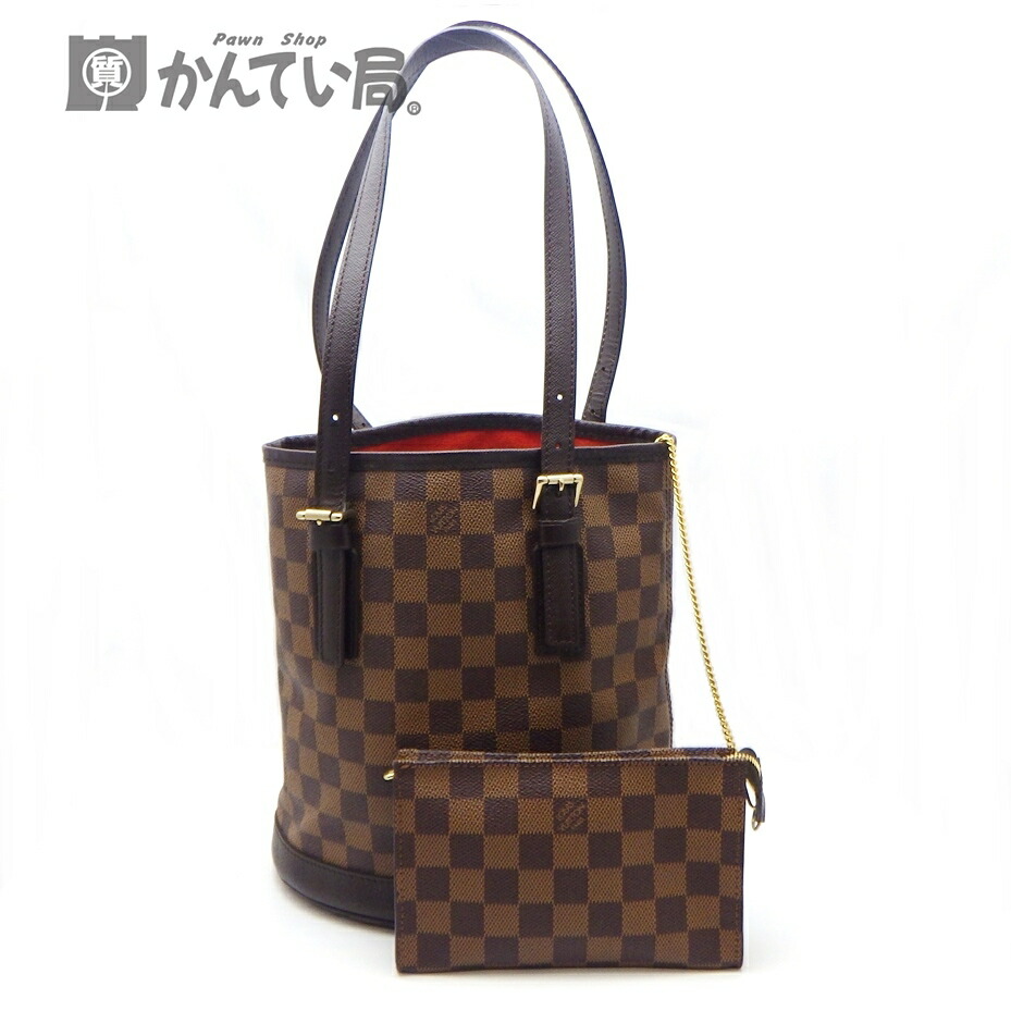 楽天市場】LOUIS VUITTON ルイ ヴィトン ダミエ マレ バケツ型
