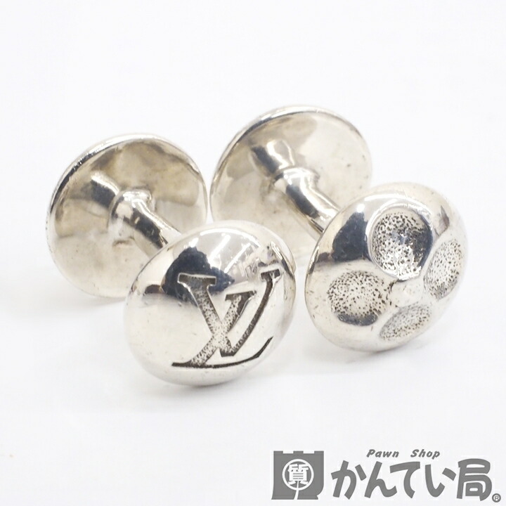 ルイヴィトン　ヴィトン　カフス　ゴールド　花柄　ケース付 楽天市場】ルイヴィトン カフス カフリンクス K18WG ダイヤ2P