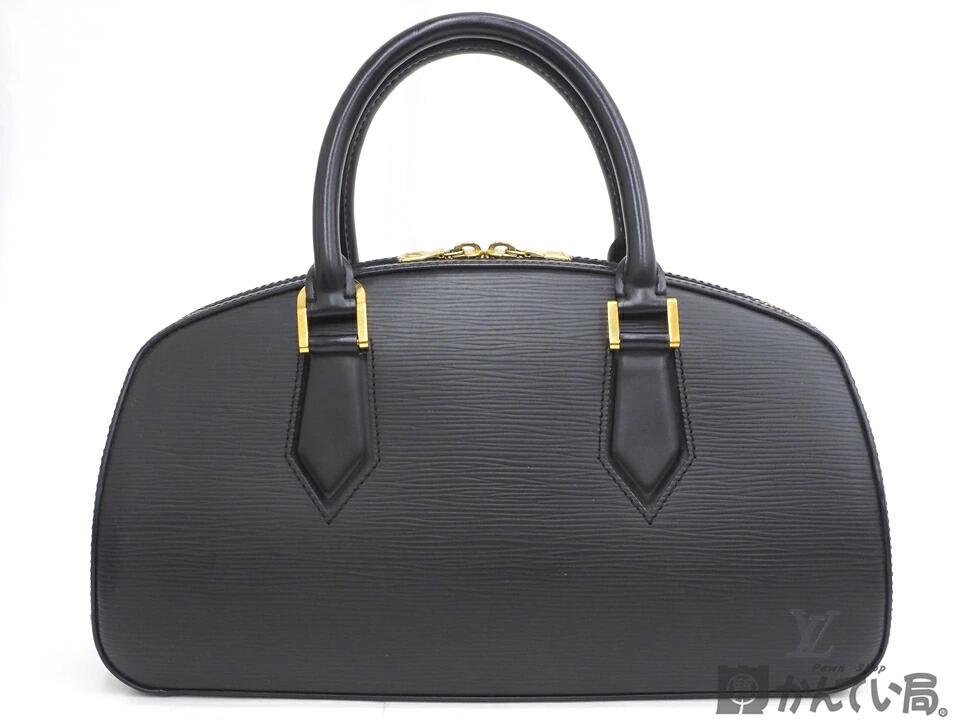 ルイヴィトン　ジャスミン　ハンドバッグ　型押しロゴ　エピ　ブラック　M52082 ルイ・ヴィトン LOUIS VUITTON ハンド・トートバッグ エピ