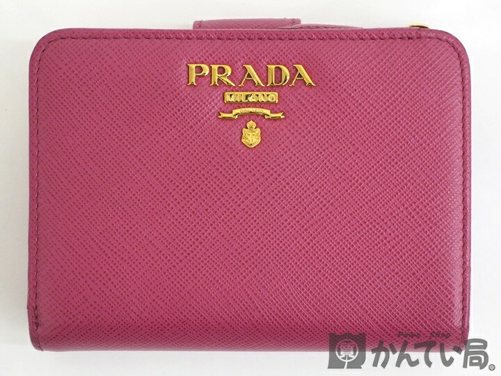 楽天市場】【財布】PRADA プラダ サフィアーノ SAFFIANO 二つ折り 財布