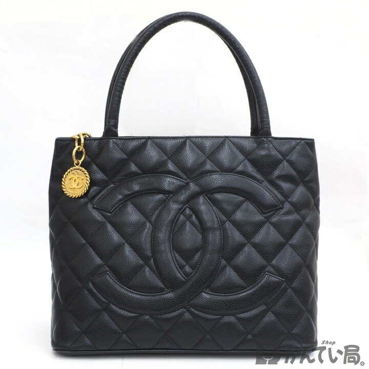 楽天市場】シャネル CHANEL 復刻 トート バッグ 黒 ブラック キャビア