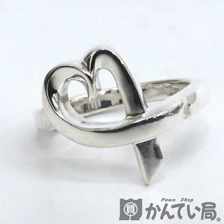 TIFFANY＆Co.　ティファニー　ラビングハート　リング　約7号　パロマピカソ　スターリングシルバー　SV925　幅:4mm 約3.6g　久安店　A26-405H｜質屋　かんてい局石川　店