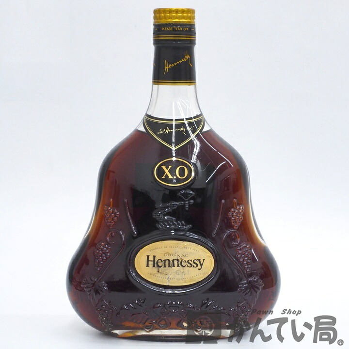 【ラベルダメージあり】Hennessy XO　COGNAC　ヘネシー XO　金キャップ　クリアボトル　700ml　40％　ブランデー　コニャック　古酒　久安店　A26-1302H｜質屋　かんてい局石川　店