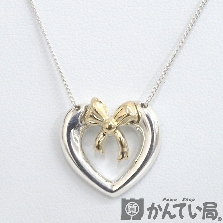 楽天市場】ティファニー ハートリボンネックレス・ペンダント