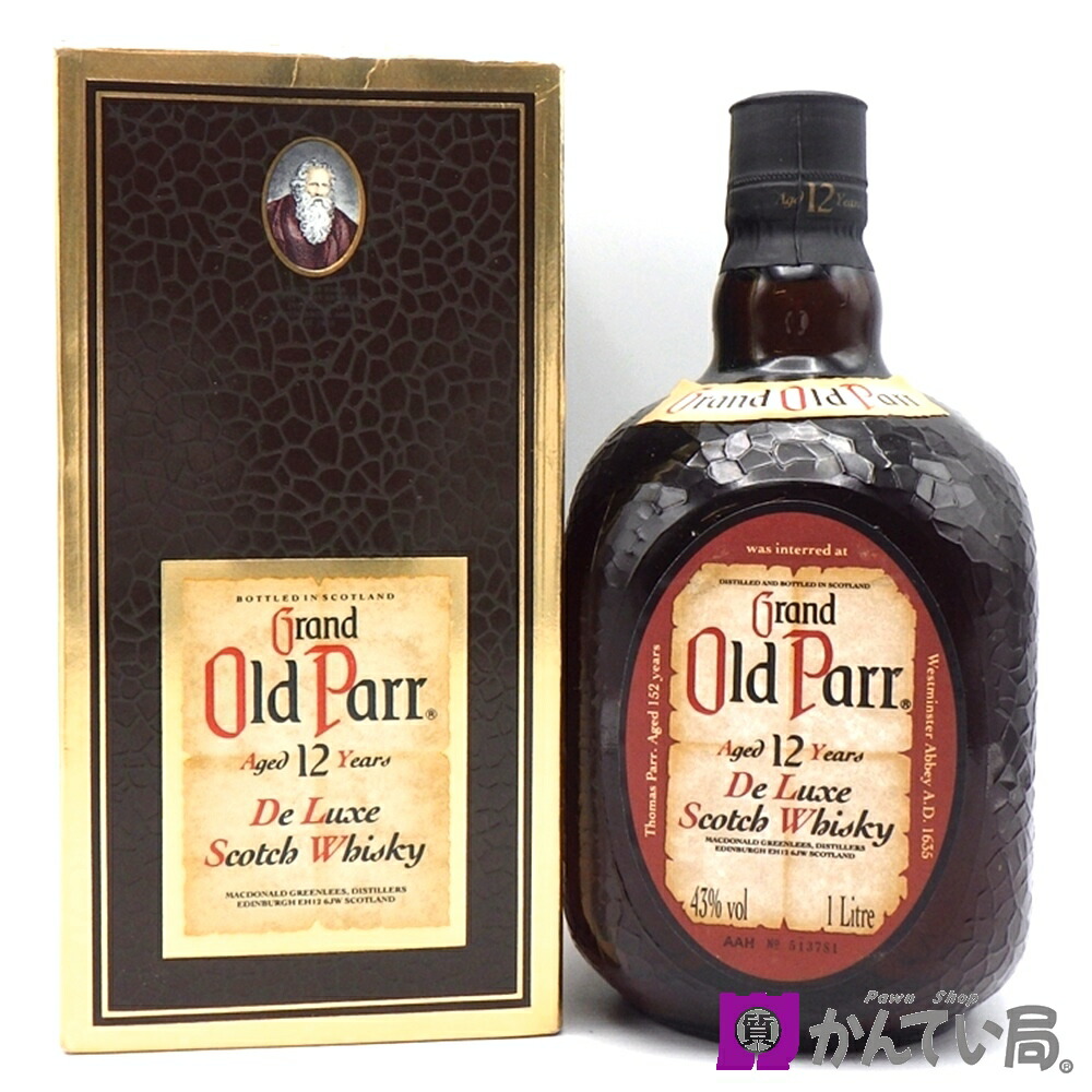 楽天市場】□旧ラベル・オールドボトル□ オールドパー 12年 1000ml 43