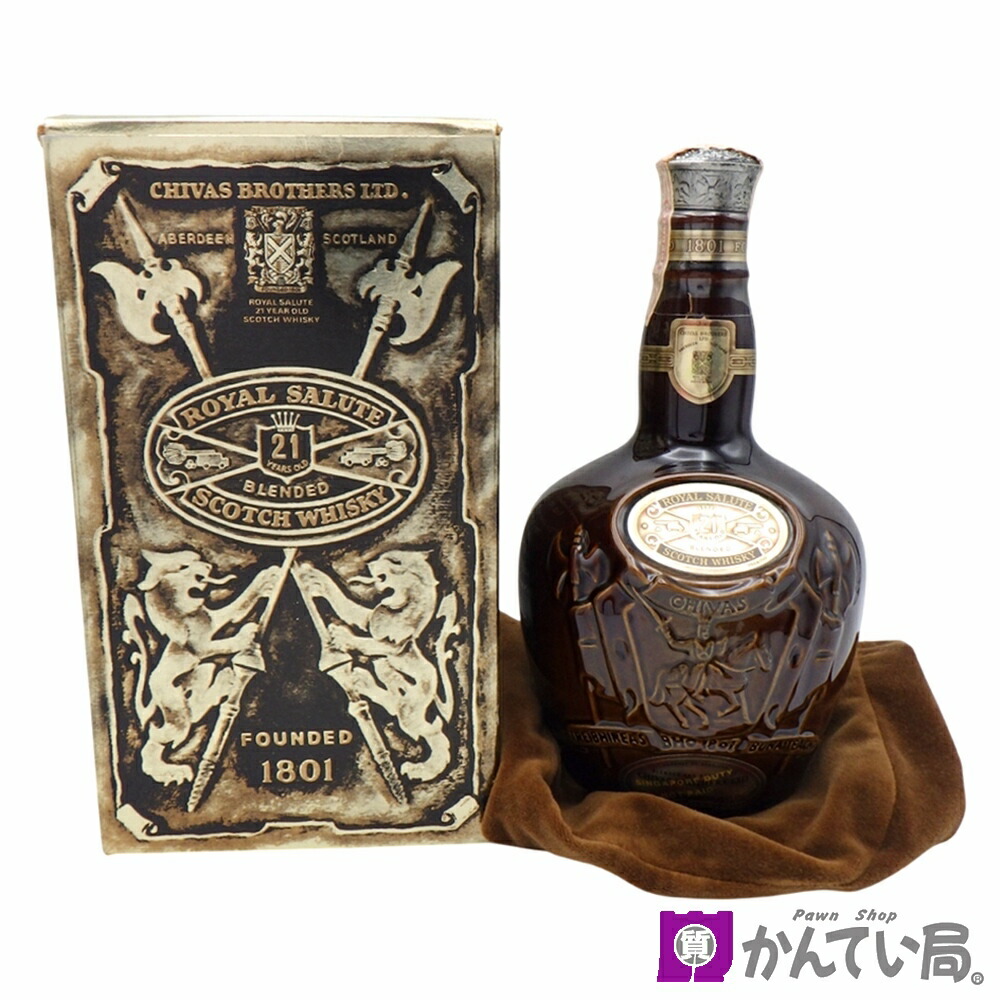 楽天市場】□オールドボトル□ ロイヤルサルート 21年 赤 1000ml