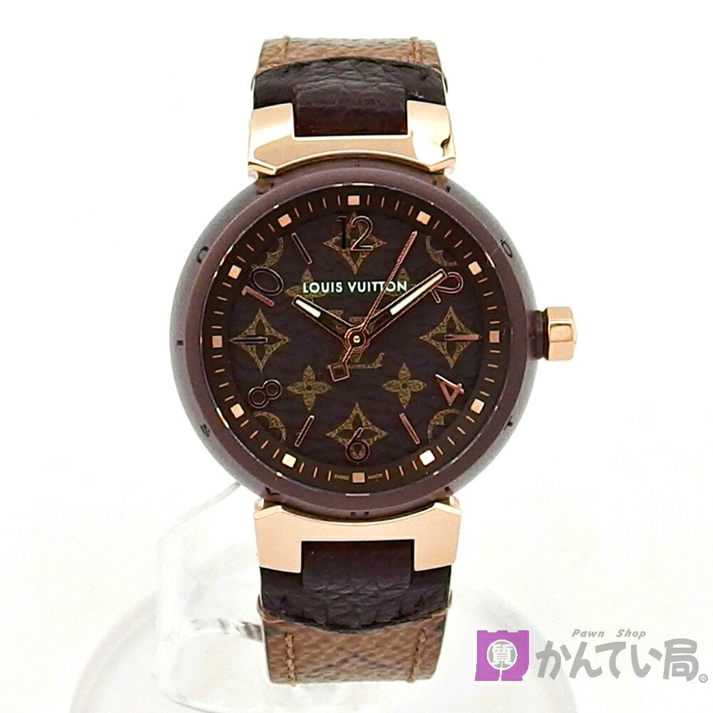 楽天市場】LOUIS VUITTON ルイヴィトン 時計 Q121C1 タンブール