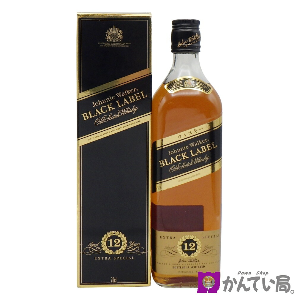 古酒　ジョンウォーカー黒ラベル　12年　ウィスキー　241108-35 開梱 設置?無料 】 古酒 ジョンウォーカー黒ラベル 12年