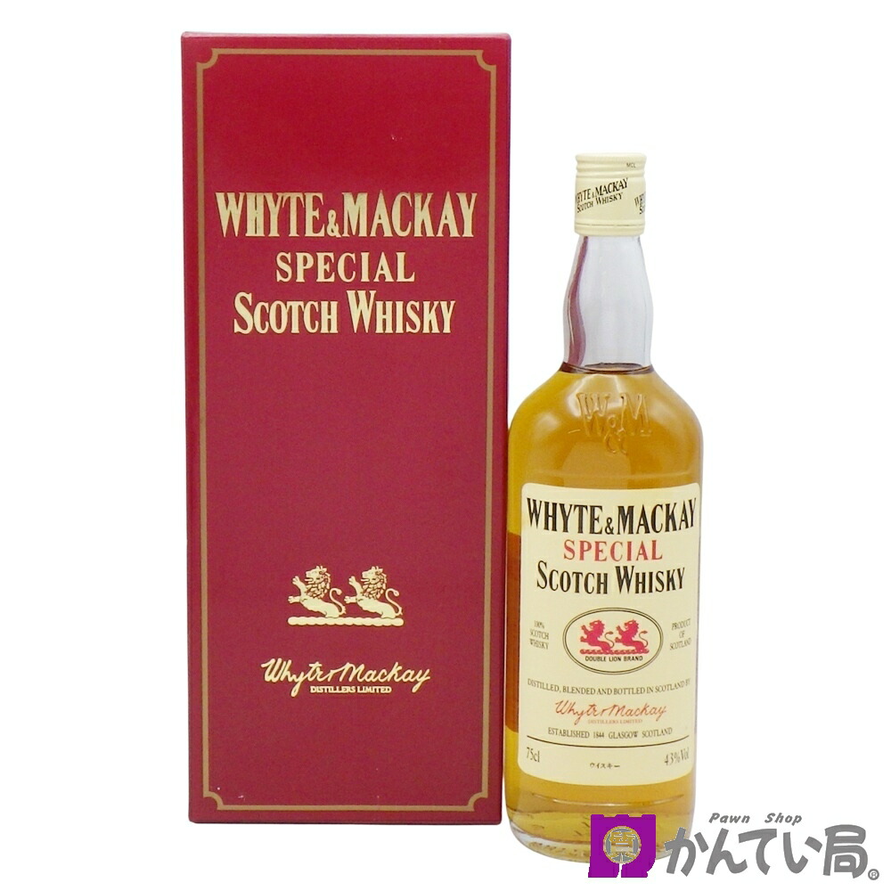 楽天市場】【レトロ】ホワイト&マッカイ18年 角瓶 43度 750ml