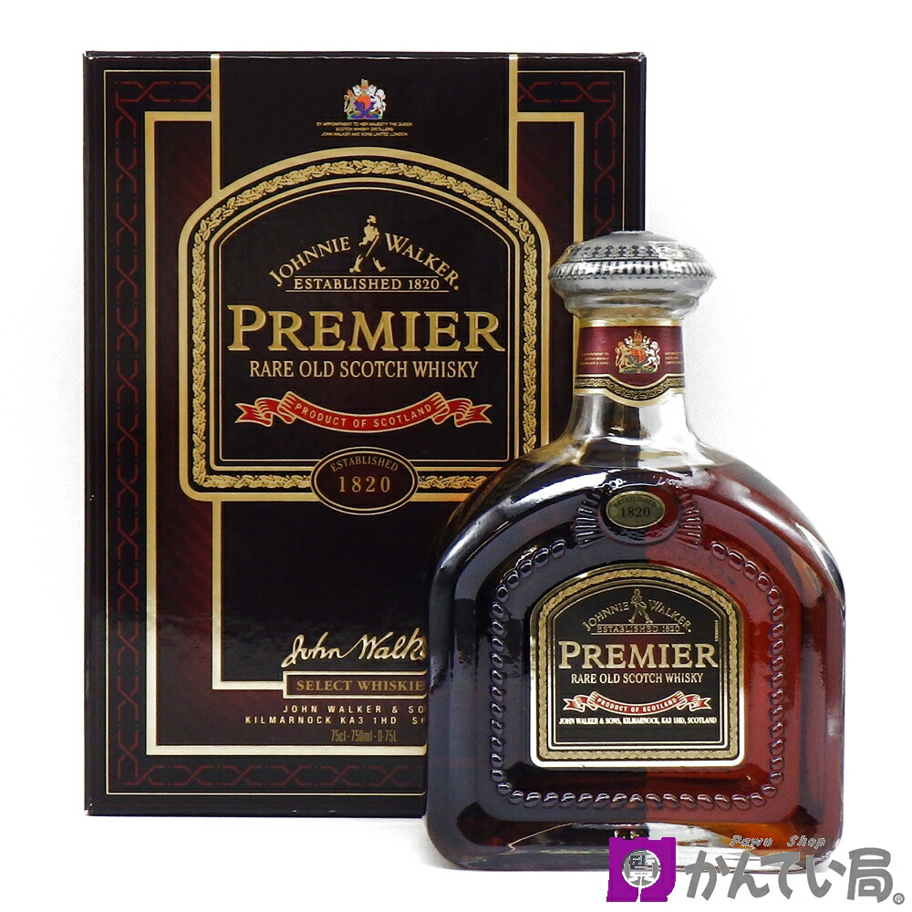 Johnnie Walker PREMIER スコッチウイスキー 楽天市場】【旧BOX品】ジョニーウォーカー プルミエ 750ml 43度